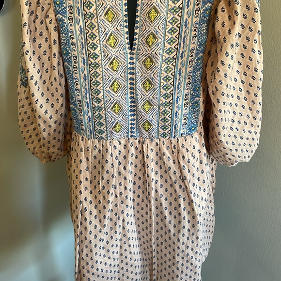 Anthropologie Embroidered Tunic Mini Dress. Size XS perfect - Picture 14 of 16